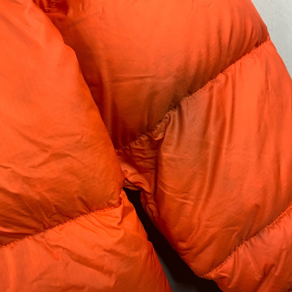 The North Face 700 Puffer Jacket Orange Goose Down Insulated Menswear - Picture 6 of 11